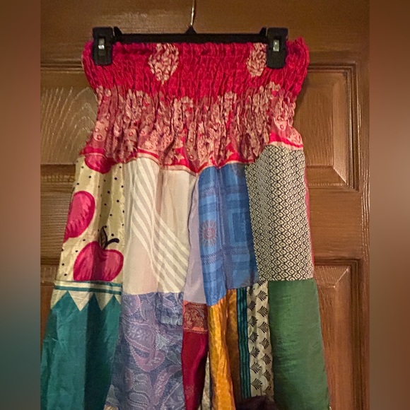 Colorful Patchwork Pants - Picture 3 of 5